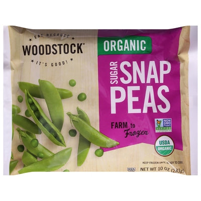 Woodstock Snap Peas Organic Sugar Og2 12/10 OZ [UNFI #723270] [ebt]
