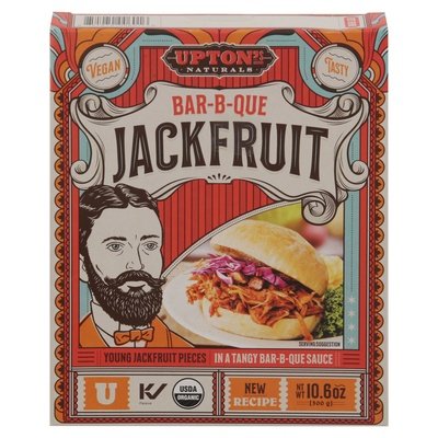 Uptons Naturals Jackfruit Bar-B-Que 10/10.6 OZ [UNFI #1731298] [ebt]