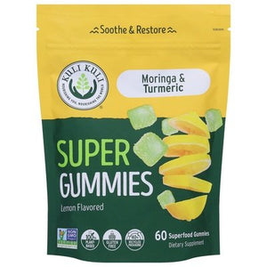 Kuli Kuli Super Gummies Moringa & Turmeric Lemon Flavored 1/60 CT [UNFI-CARLISLE #2823862]