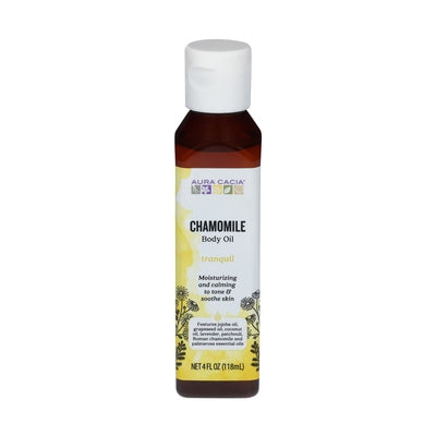 Aura Cacia Tranquil Chamomile Body Oil 1/4 OZ [UNFI-CARLISLE #612184] T