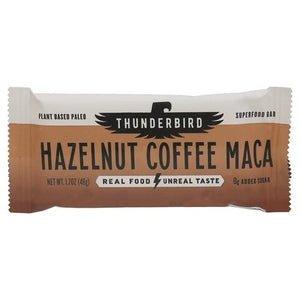 Thunderbird Superfood Bar Hazelnut Coffee Maca 12/1.7 OZ [UNFI-CARLISLE #2690907] [ebt]