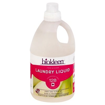 Biokleen Laundry Liquid Free & Clear Fragrance Free 1/64 OZ [UNFI-CARLISLE #852814] T