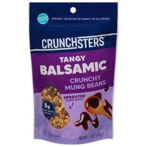 Crunchsters Mung Beans Tangy Balsamic Crunchy 6/4 OZ [UNFI #2166122] [ebt]