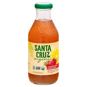 Santa Cruz Organic Lemonade Strawberry Og2 8/16 OZ [UNFI #2552719] [ebt]