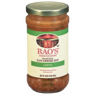 Raos Soup Slow Simmered Italian Style Lentil 6/16 oz [UNFI #2982304 ] [ebt]