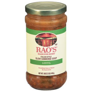Raos Soup Slow Simmered Italian Style Lentil 6/16 oz [UNFI #2982304 ] [ebt]