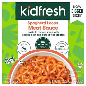 Kidfresh Spaghetti Loops Meat Sauce 8/7.25 OZ [UNFI #2830727] [ebt]