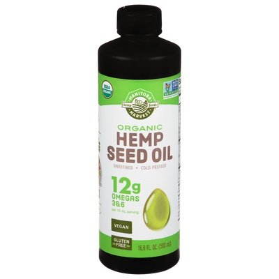 Manitoba Harvest Hemp Seed Oil Organic 12 G Omegas 3 & 6 Og2 1/16.9 OZ [UNFI-CARLISLE #789974]