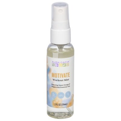 Aura Cacia Workout Mist Motivate 1/2 OZ [UNFI-CARLISLE #2745784] T