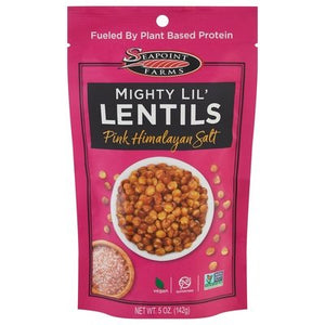 Seapoint Farms Lentils Mighty Lil Pink Himalayan Salt 12/5 OZ [UNFI #2524346] [ebt]