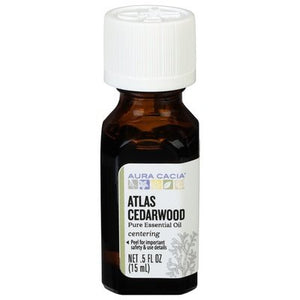 Aura Cacia Pure Essential Oil Atlas Cedarwood 1/.50 OZ [UNFI-CARLISLE #1830603] T