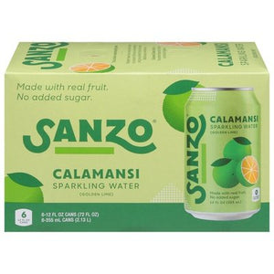 Sanzo Sparkling Water Calamansi 4/6/12 OZ [UNFI #2926848] [ebt]