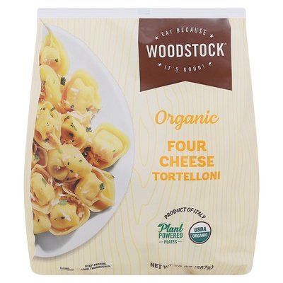 Woodstock Tortelloni Organic Four Cheese Og2 12/20 OZ [UNFI #2824233] [ebt]
