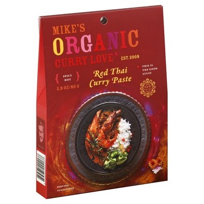 Mikes Organic Curry Love Curry Paste Red Thai Spicy Hot Og2 6/2.8 OZ [UNFI #2082485] [ebt]