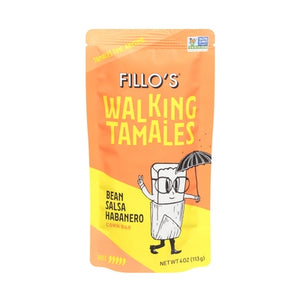 Fillos Bean Salsa Habanero Tamales 7/4 OZ [UNFI #2884914] [ebt]