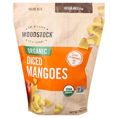 Woodstock Diced Mangoes Organic Value Size Og2 6/32 OZ [UNFI #2574655] [ebt]