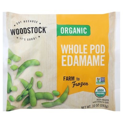 Woodstock Edamame Whole Pod Organic Og2 12/10 OZ [UNFI #154476] [ebt]