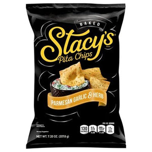 Stacys Pita Chips Parmesan Garlic & Herb Baked 12/7.33 OZ [UNFI #1739655] [ebt]