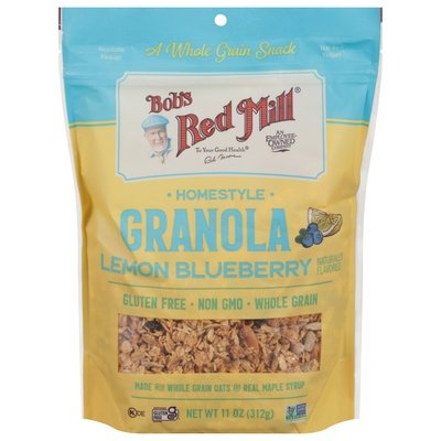 Bobs Red Mill Granola Lemon Blueberry Homestyle 6/11 OZ [UNFI #2442606] [ebt]