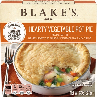 Blakes Hearty Vegetable Pot Pie Og3 9/8 OZ [UNFI #2849339] [ebt]