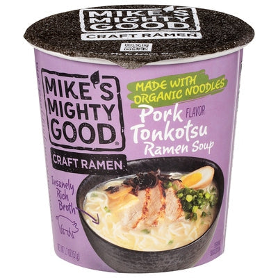 Mikes Mighty Good Ramen Soup Pork Tonkotsu Flavor Og3 6/1.7 OZ [UNFI #2257707] [ebt]