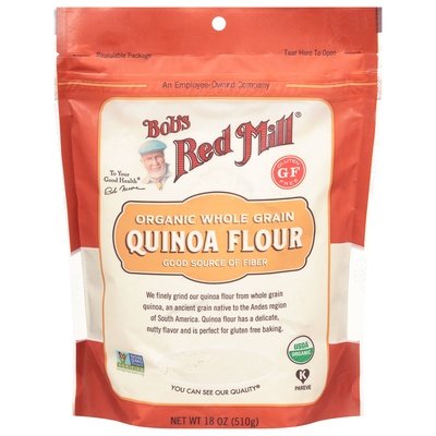 Bobs Red Mill Quinoa Flour Organic Whole Grain Og2 4/18 OZ [UNFI #2269850] [ebt]