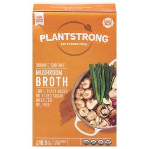 Plantstrong Broth Organic Shiitake Mushroom Og2 6/16.9 OZ [UNFI #2762342] [ebt]