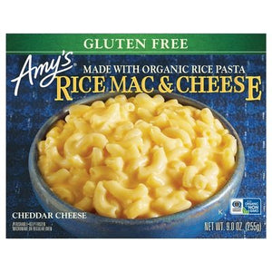 Amys Rice Mac & Cheese Gluten Free Cheddar Cheese Og3 12/9 OZ [UNFI #164970] [ebt]