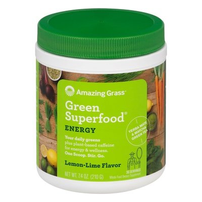 Amazing Grass Green Superfood Lemon-Lime Flavor Energy Og3 1/7.4 OZ [UNFI-CARLISLE #1632876]