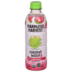 Harmless Harvest Juice Beverage Coconut Water & A Hint Of Watermelon Og2 6/12 OZ [UNFI #2658052] [ebt] T