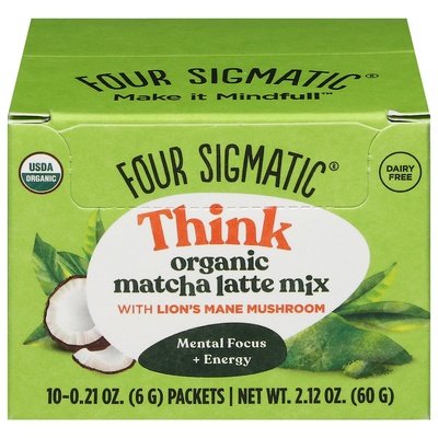 Four Sigmatic Matcha Latte Mix Organic With Lions Mane Mushroom Og2 1/10 CT [UNFI-CARLISLE #2564821] [ebt]