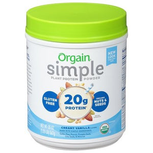 Orgain Plant Protein Powder Creamy Vanilla Flavored Og2 1/1.25 LB Og2 [UNFI-CARLISLE #2637833]