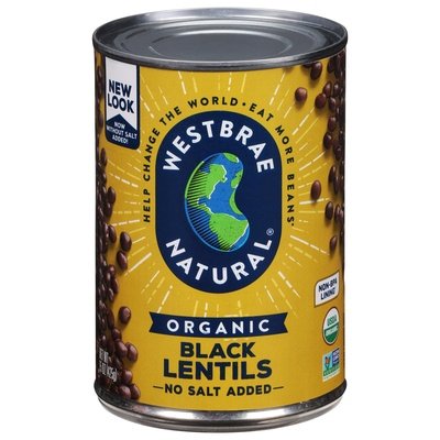 Westbrae Black Lentils Organic Og2 12/15 OZ [UNFI #429746] [ebt]