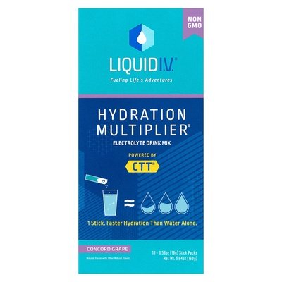 Liquid I V Electrolyte Drink Mix Concord Grape 1/5.65 OZ [UNFI-CARLISLE #2849032] [ebt]