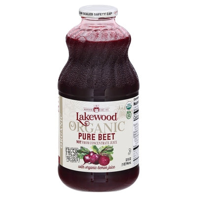 Lakewood Juice Organic Pure Beet Og2 6/32 oz [UNFI #2343713 ] [ebt]