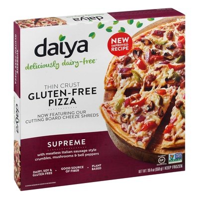 Daiya Pizza Gluten-Free Thin Crust Supreme 8/19.4 OZ [UNFI #1644574] [ebt]