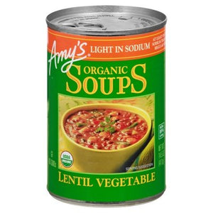 Amys Soups Organic Lentil Vegetable Og2 12/14.5 OZ [UNFI #359042] [ebt]
