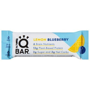 Iqbar Protein Bar Lemon Blueberry 12/1.6 OZ [UNFI-CARLISLE #2446169] [ebt]