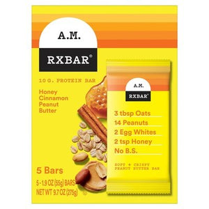 Rxbar Protein Bars Honey Cinnamon Peanut Butter 6/5/1.9 OZ [UNFI #2905552] [ebt]