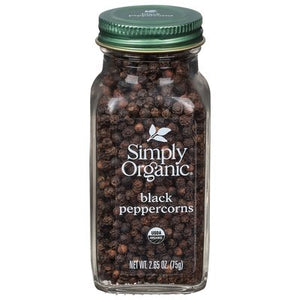 Simply Organic Black Peppercorns Og2 6/2.65 OZ [UNFI #1023324] [ebt]
