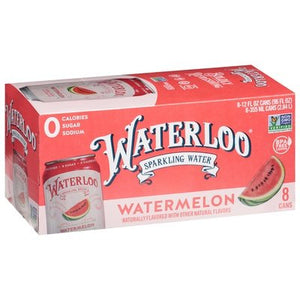 Waterloo Sparkling Water Watermelon 3/8/12 OZ [UNFI #2240950] [ebt]