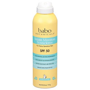 Babo Botanicals Sunscreen Sheer Mineral Broad Sprectrum Spf 50 1/6 OZ [UNFI-CARLISLE #2681963] T