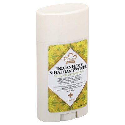 Nubian Heritage Deodorant 24 Hour Indian Hemp & Haitian Vetiver 1/2.25 OZ [UNFI-CARLISLE #1623768] T