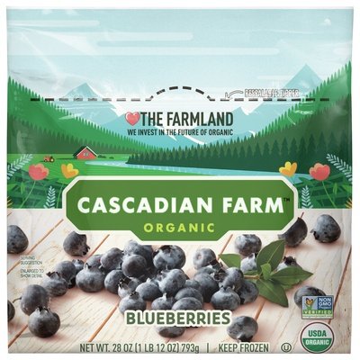 Cascadian Farm Blueberries Organic Og2 6/28 OZ [UNFI #1702539] [ebt]