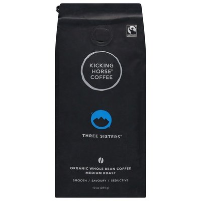 Kicking Horse Coffee Organic Whole Bean Medium Roast Three Sisters Og2 6/10 OZ [UNFI #1263177] [ebt]