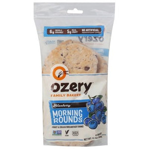 Ozery Breakfast Buns Blueberry Fruit & Grain 6/12.7 OZ [UNFI #2405165] [ebt]