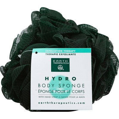 Earth Therapeutics Body Sponge With Hand Strap Forest Green 1CT [UNFI-CARLISLE #104158] T