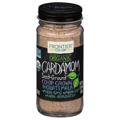 Frontier Nat Prod Co-Op Cardamom Seed Organic Ground Og2 1/2.08 OZ [UNFI-CARLISLE #956276] [ebt]