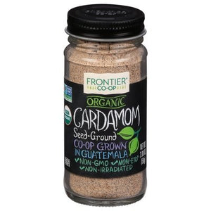 Frontier Nat Prod Co-Op Cardamom Seed Organic Ground Og2 1/2.08 OZ [UNFI-CARLISLE #956276] [ebt]