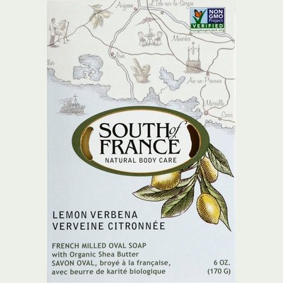 South Of France Oval Soap French Milled Lemon Verbena 1/6 OZ [UNFI-CARLISLE #1705904] T